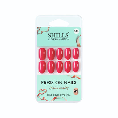 Glossy Solid Color Nails Oval(SPN501-SPN552) (Copy)