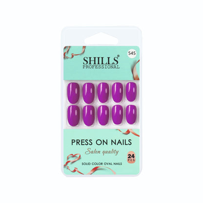 Glossy Solid Color Nails Oval(SPN501-SPN552) (Copy)