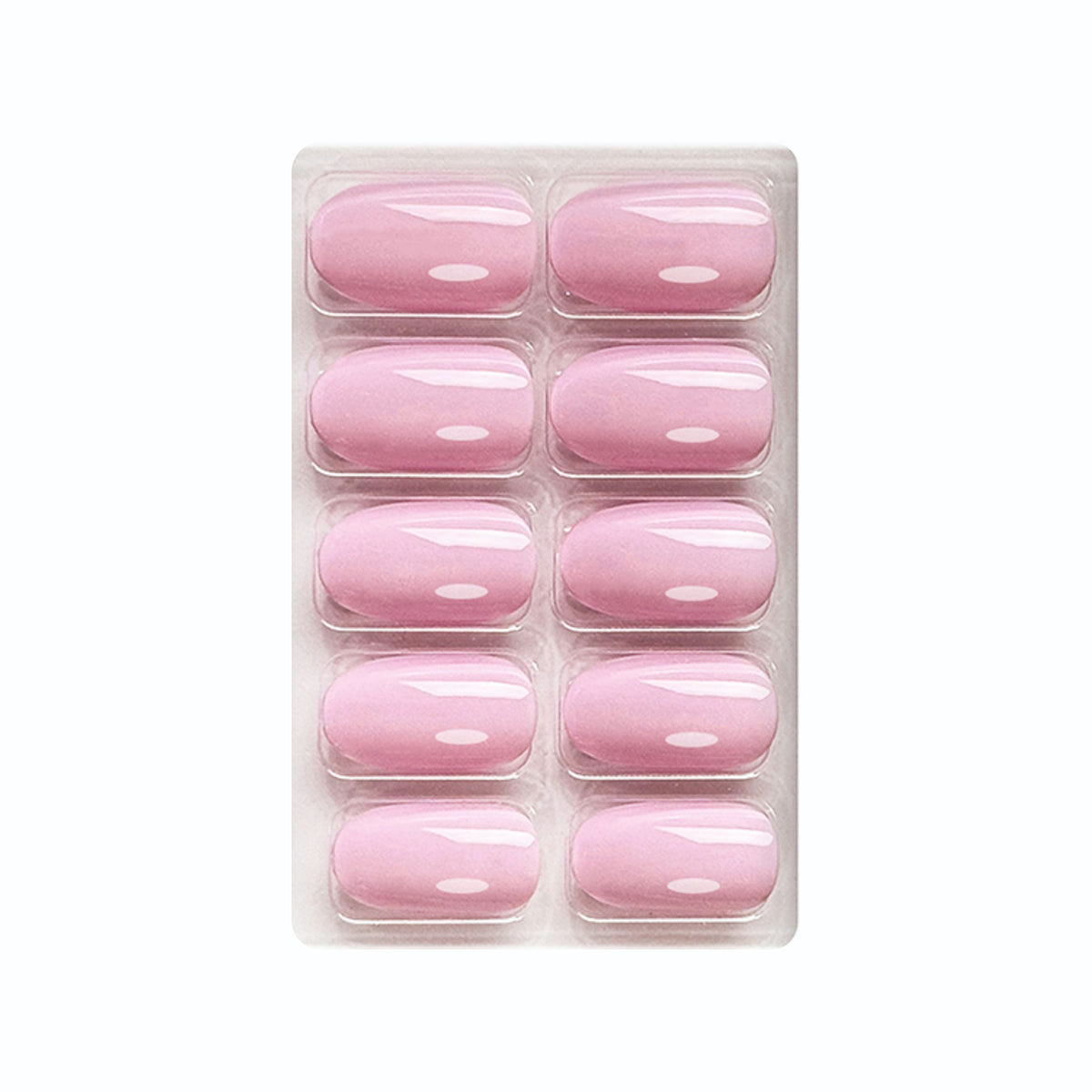 Glossy Solid Color Nails Oval(SPN501-SPN552) (Copy)
