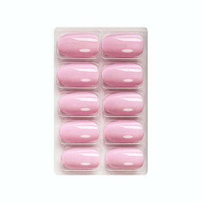 Glossy Solid Color Nails Oval(SPN501-SPN552) (Copy)