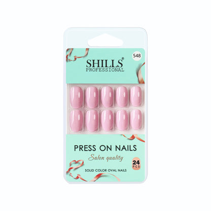Glossy Solid Color Nails Oval(SPN501-SPN552) (Copy)