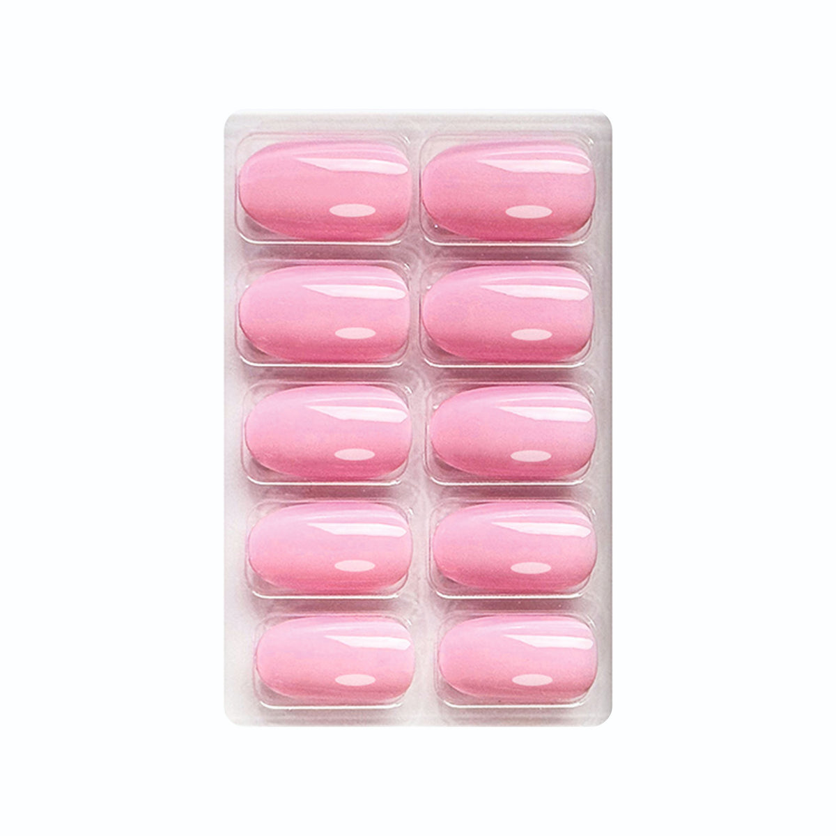 Glossy Solid Color Nails Oval(SPN501-SPN552) (Copy)