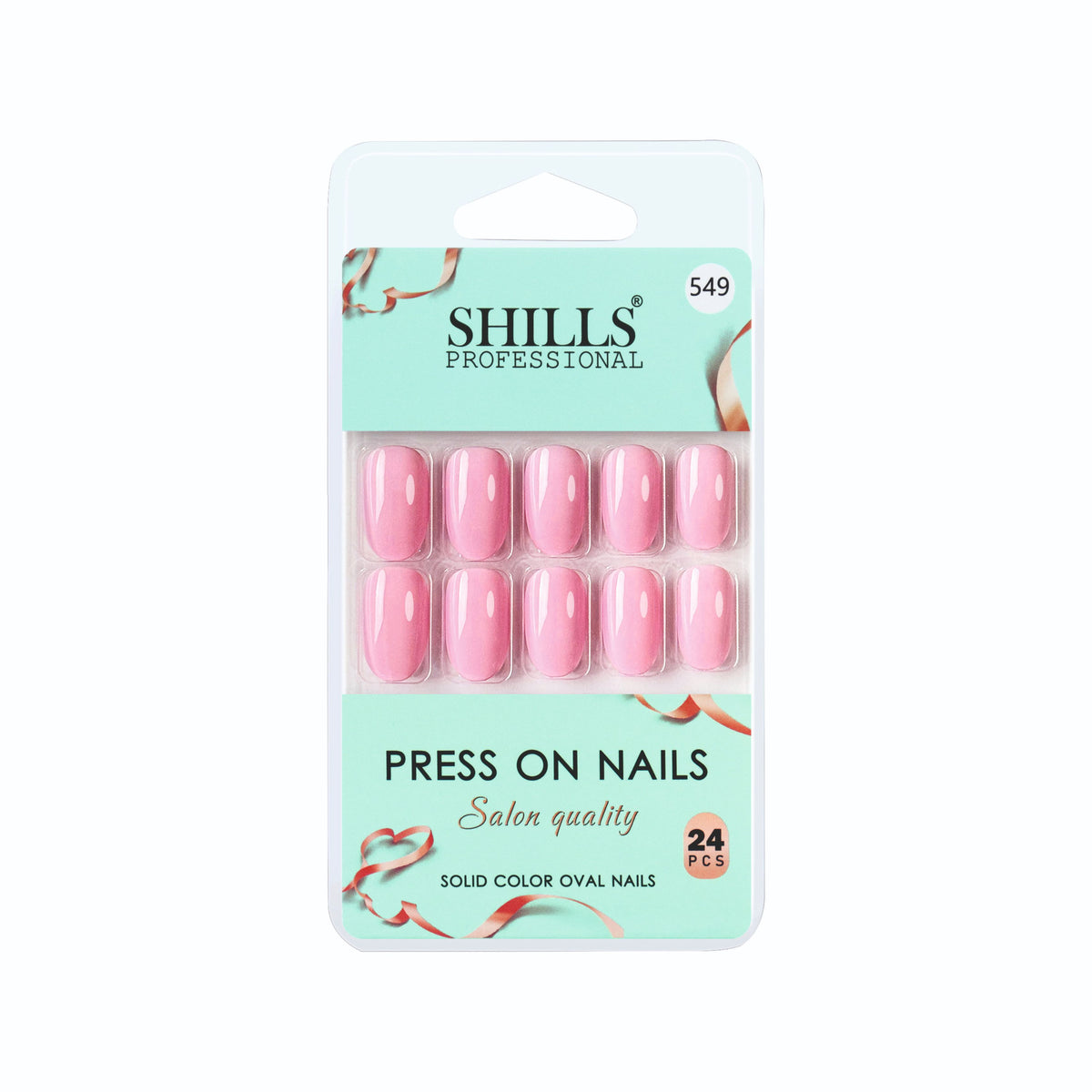 Glossy Solid Color Nails Oval(SPN501-SPN552) (Copy)