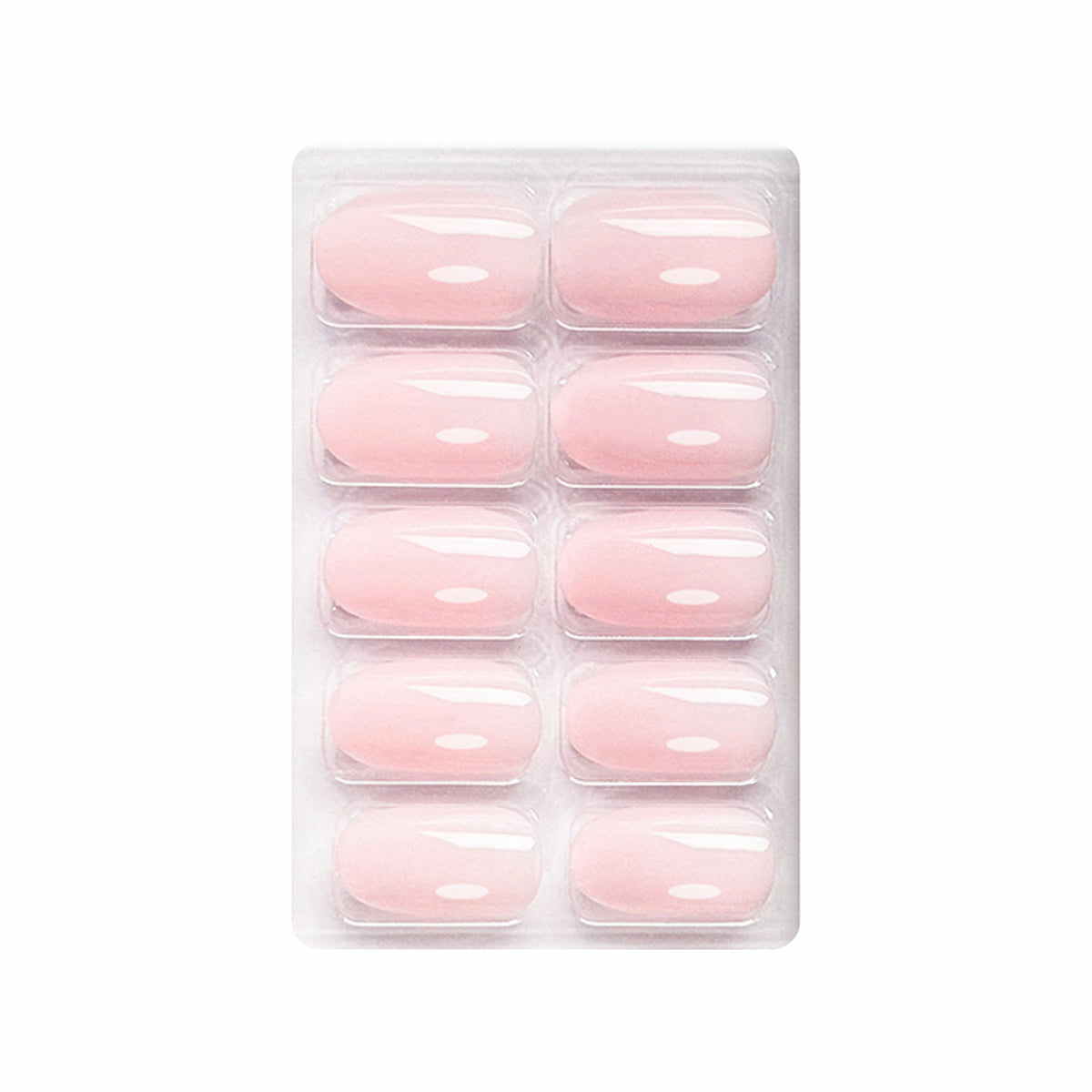 Glossy Solid Color Nails Oval(SPN501-SPN552) (Copy)