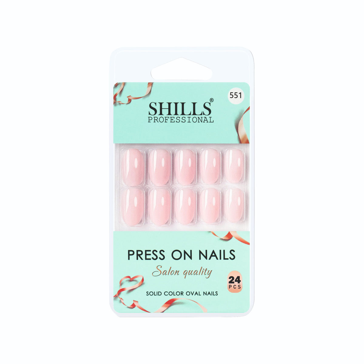 Glossy Solid Color Nails Oval(SPN501-SPN552) (Copy)
