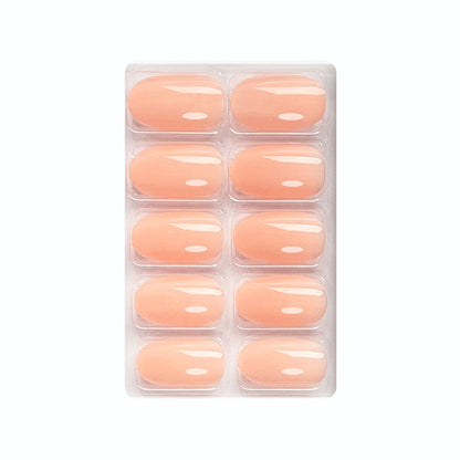Glossy Solid Color Nails Oval(SPN501-SPN552) (Copy)