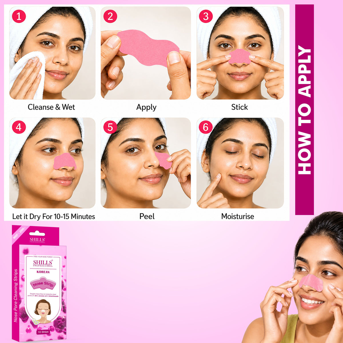 Nose Pore Cleaning Strips