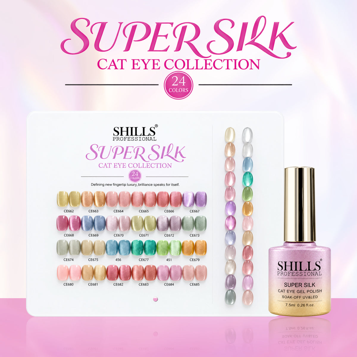 SUPER SILK CAT EYE GEL POLISH SET SPN-6758