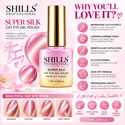 SUPER SILK CAT EYE GEL POLISH SET SPN-6758