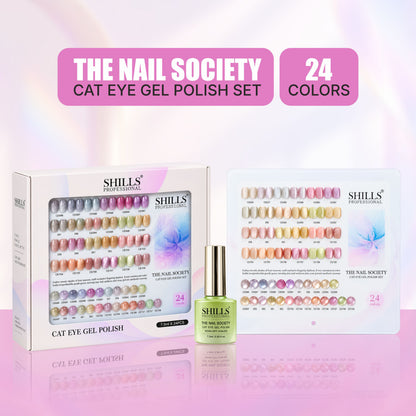 THE NAIL SOCIETY CAT EYE GEL POLISH SET SPN-6759