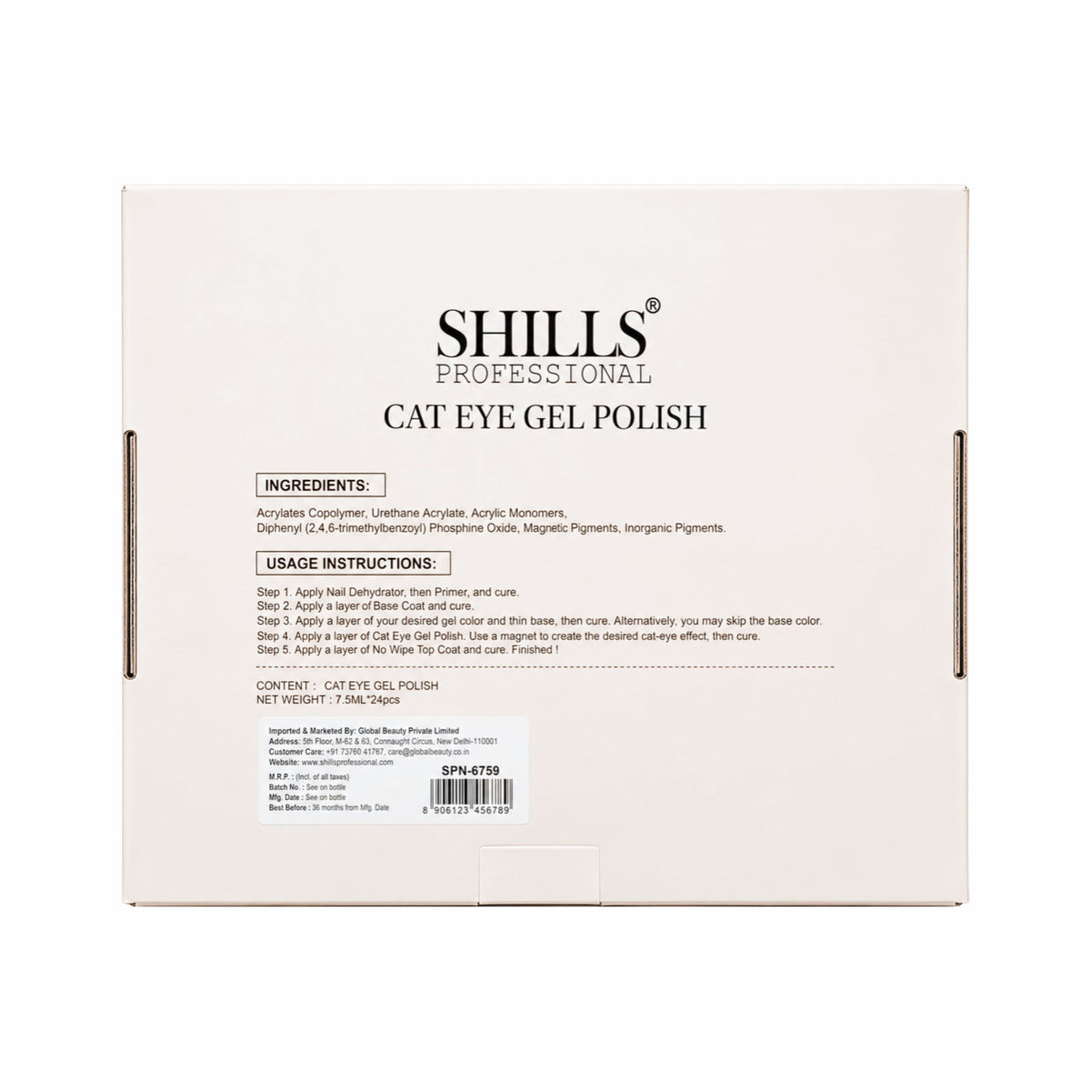 THE NAIL SOCIETY CAT EYE GEL POLISH SET SPN-6759
