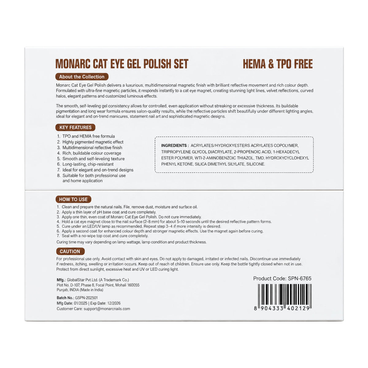 MONARC GEL POLISH SET