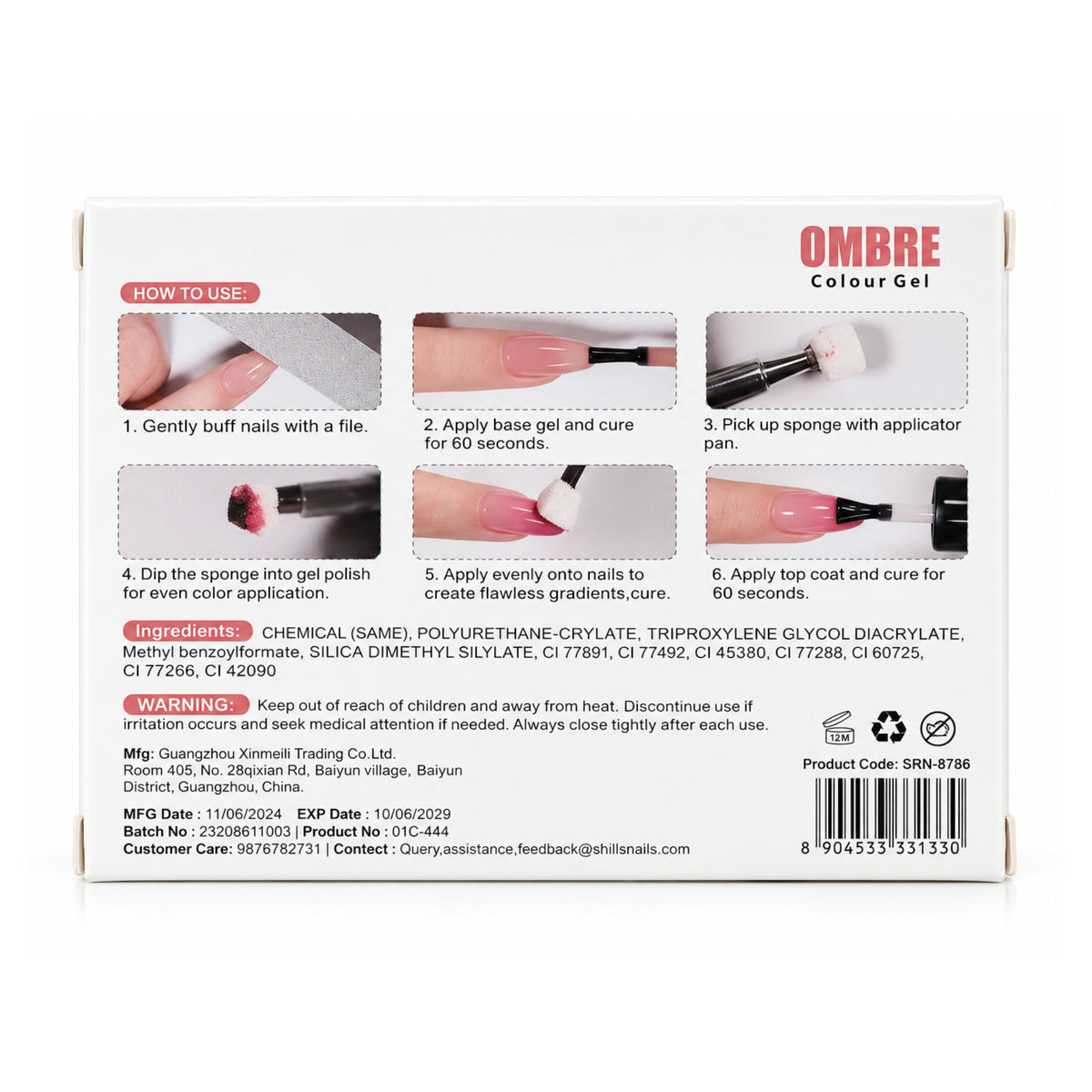 01 MACARON OMBRE COLOURE