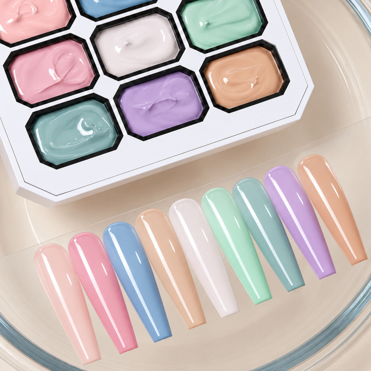 04 PASTEL MACARON OMBRE COLOURE