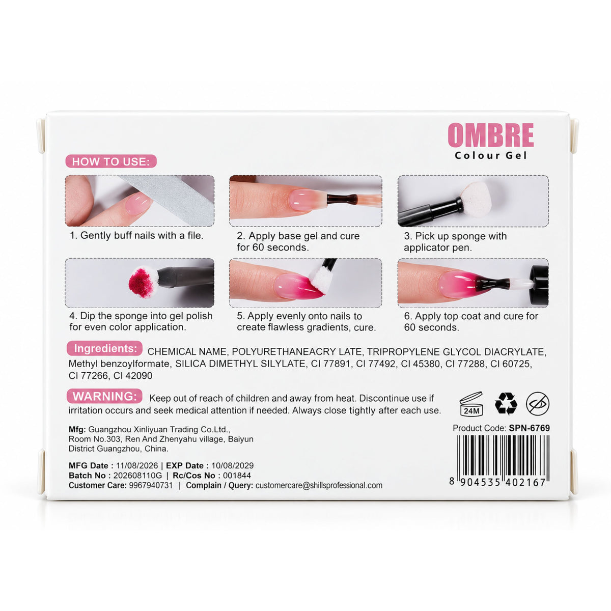 04 PASTEL MACARON OMBRE COLOURE
