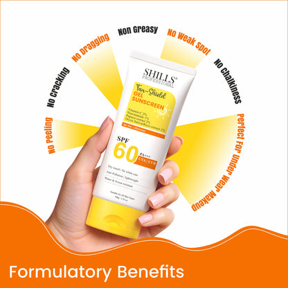 SHILLS Tan-Shield Gel Sunscreen SPF 60 PA+++