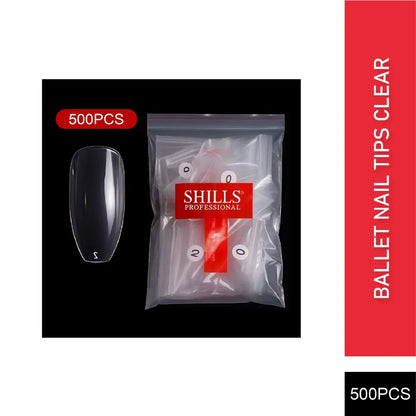 PKT 500pcs Ballet Nail Tips - Shills Professional
