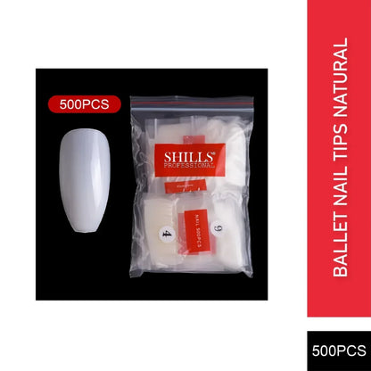 PKT 500pcs Ballet Nail Tips - Shills Professional