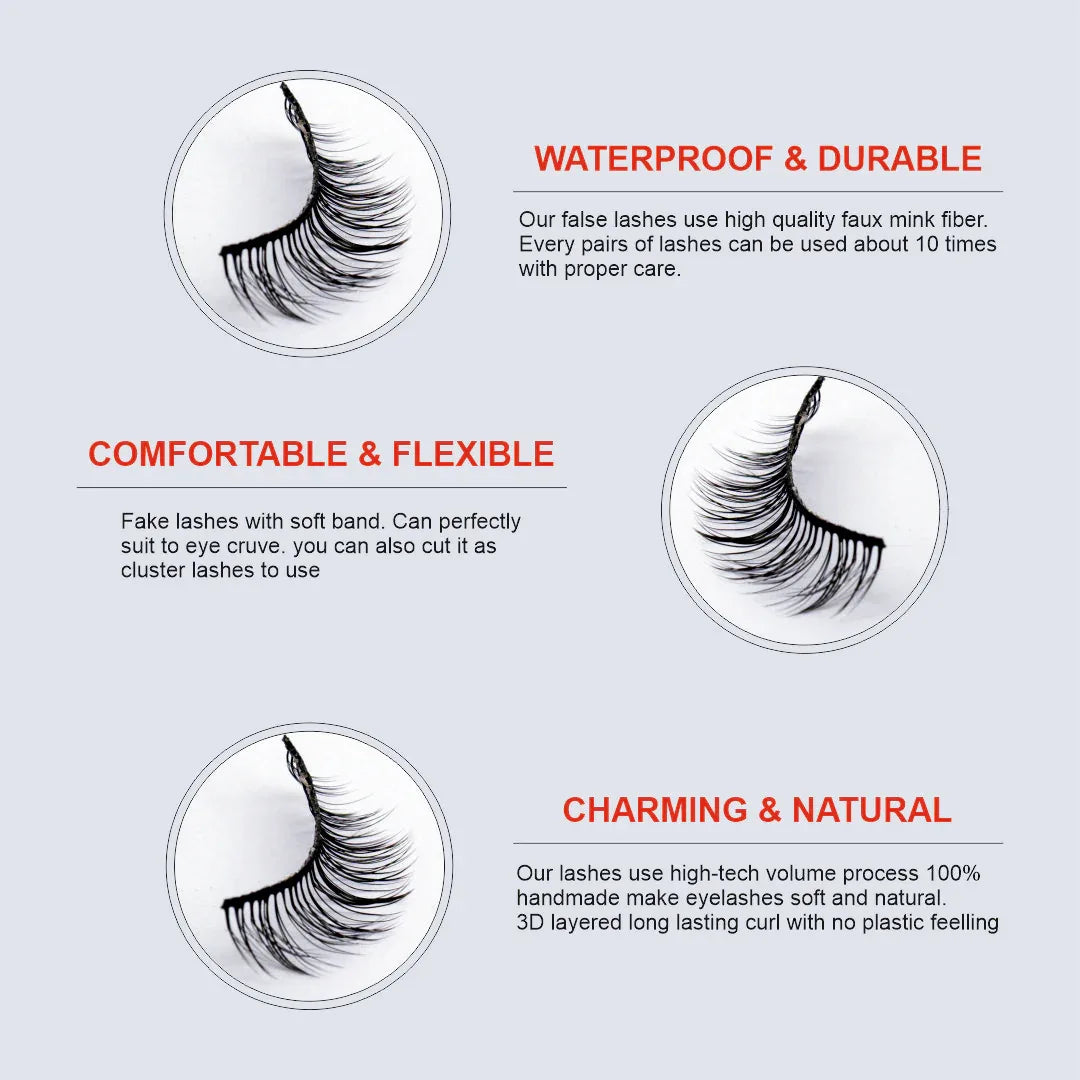 Matte Black Eyelash - Shills Professional