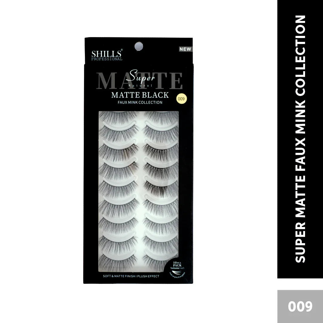 Matte Black Eyelash - Shills Professional