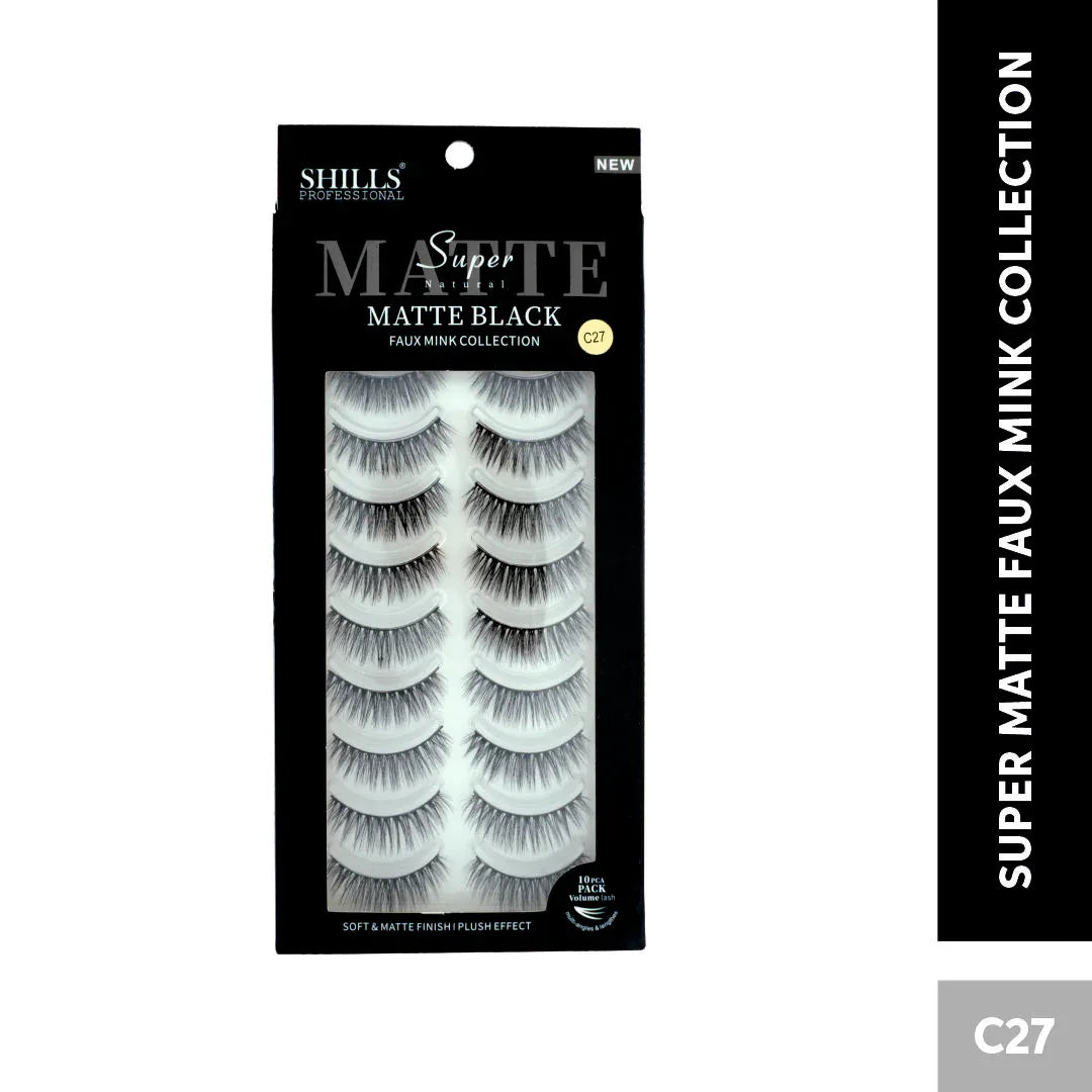 Matte Black Eyelash - Shills Professional