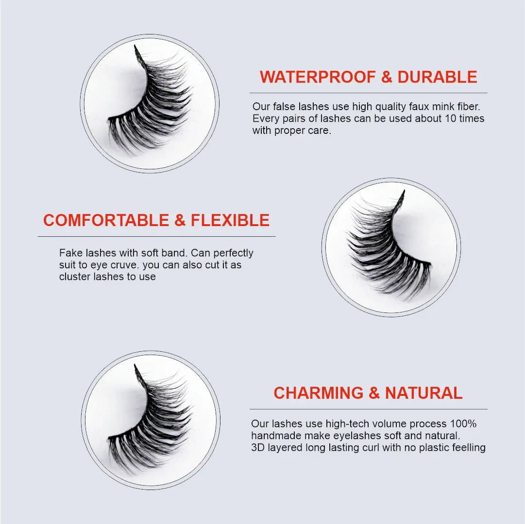 Matte Black Eyelash - Shills Professional