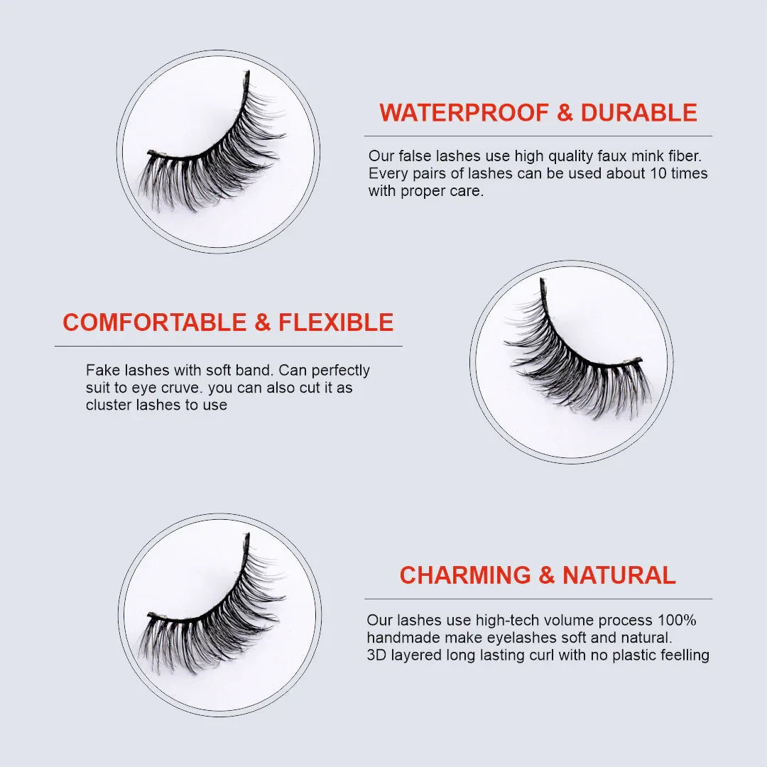 Matte Black Eyelash - Shills Professional