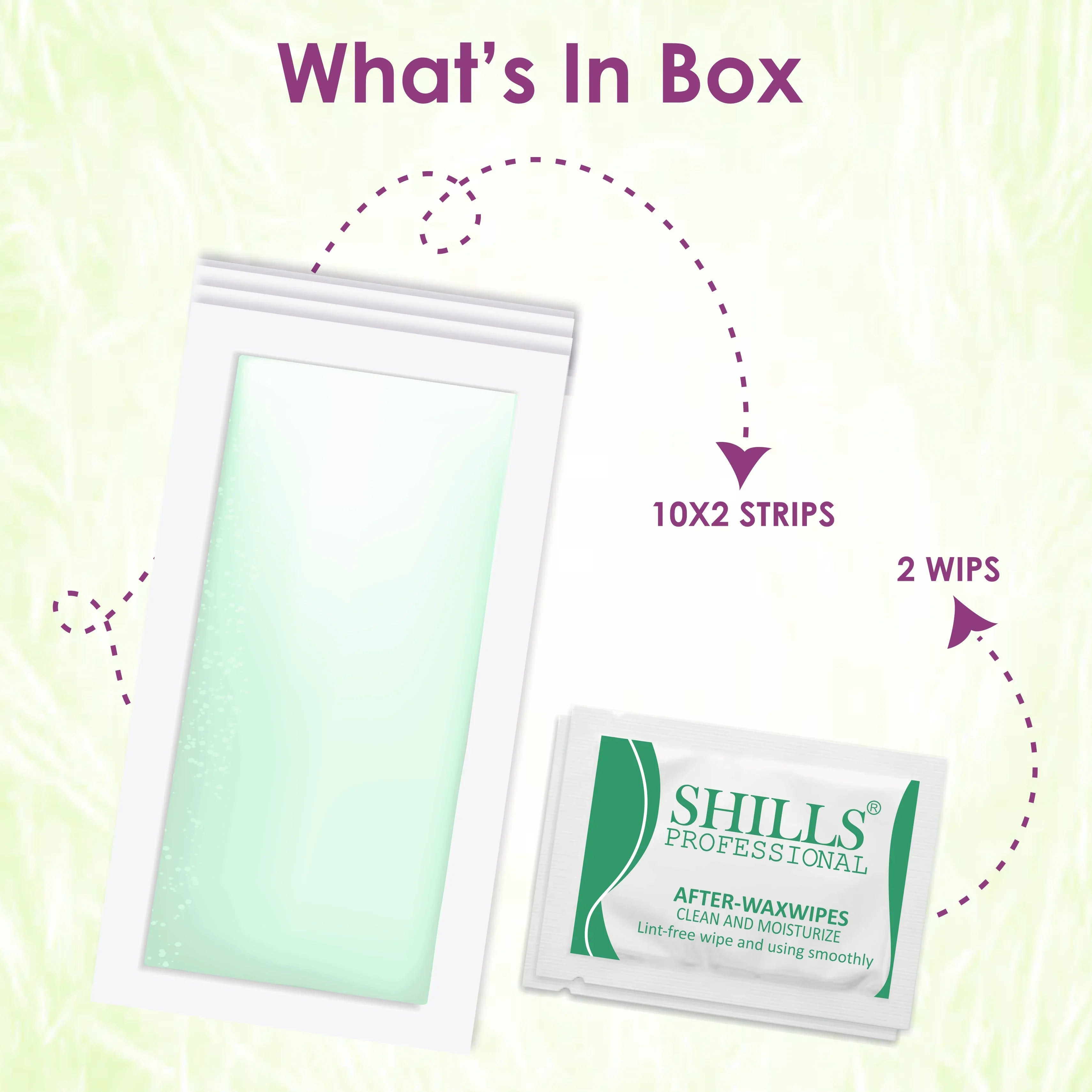 Body Wax Strips - Shills Professional