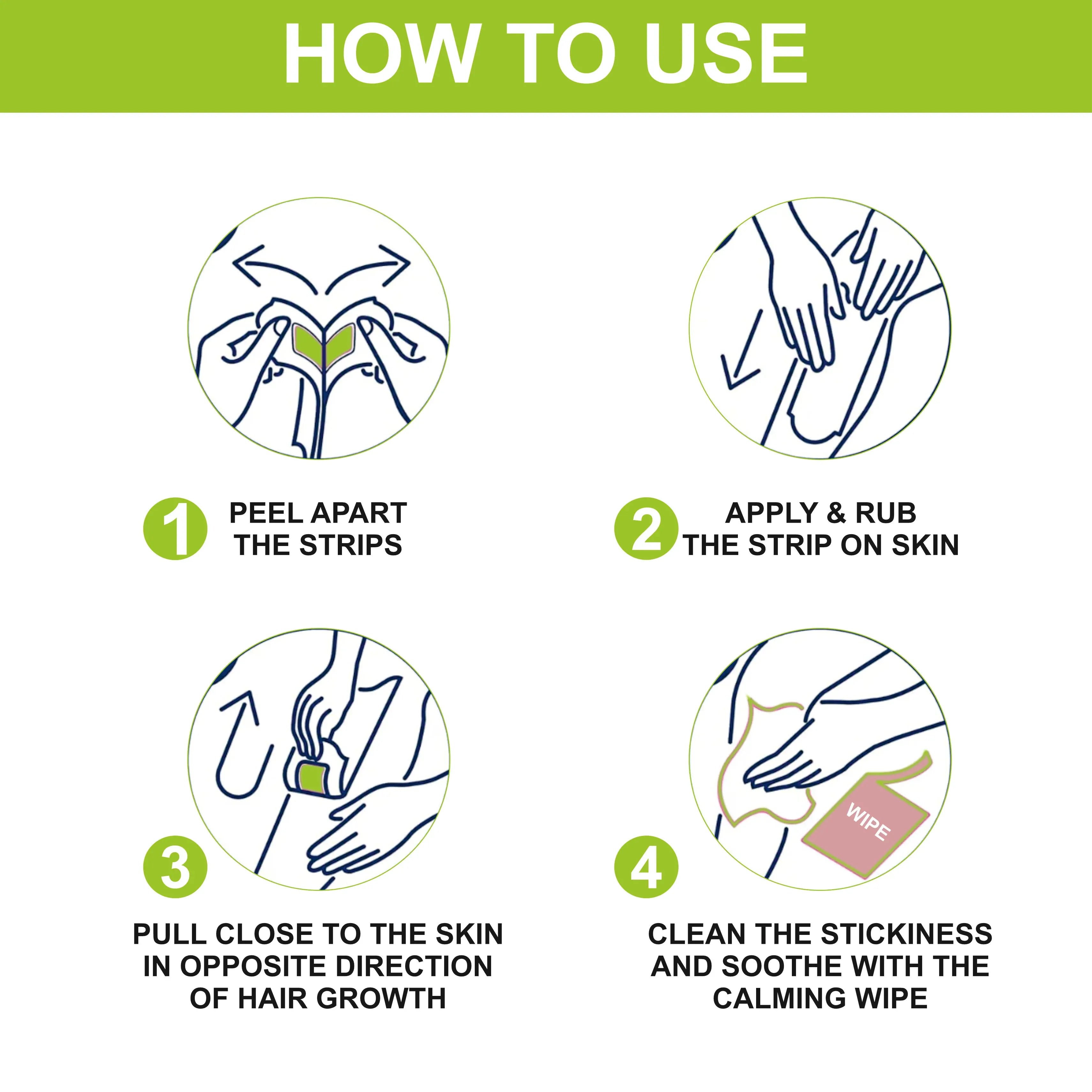 Body Wax Strips - Shills Professional