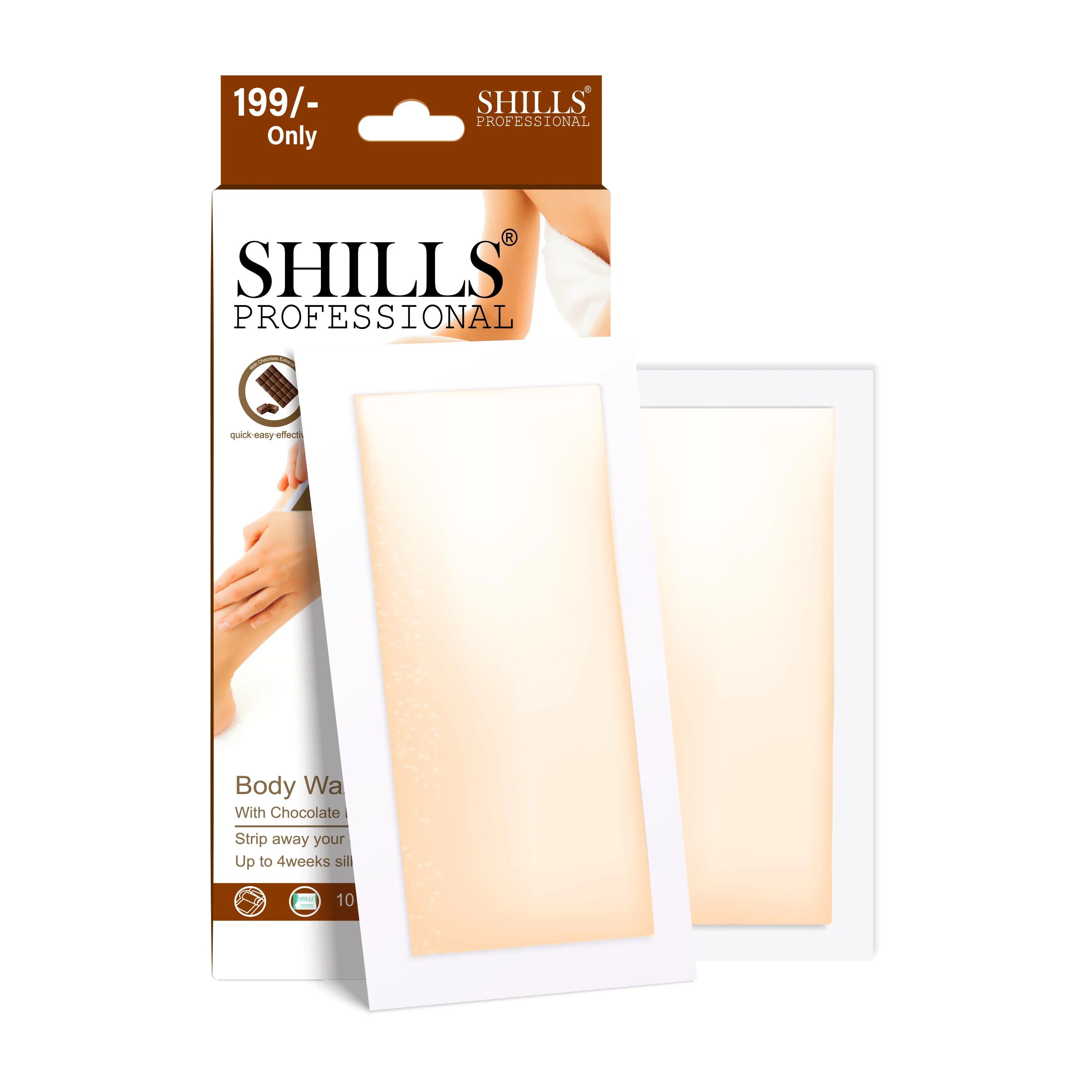 Body Wax Strips - Shills Professional