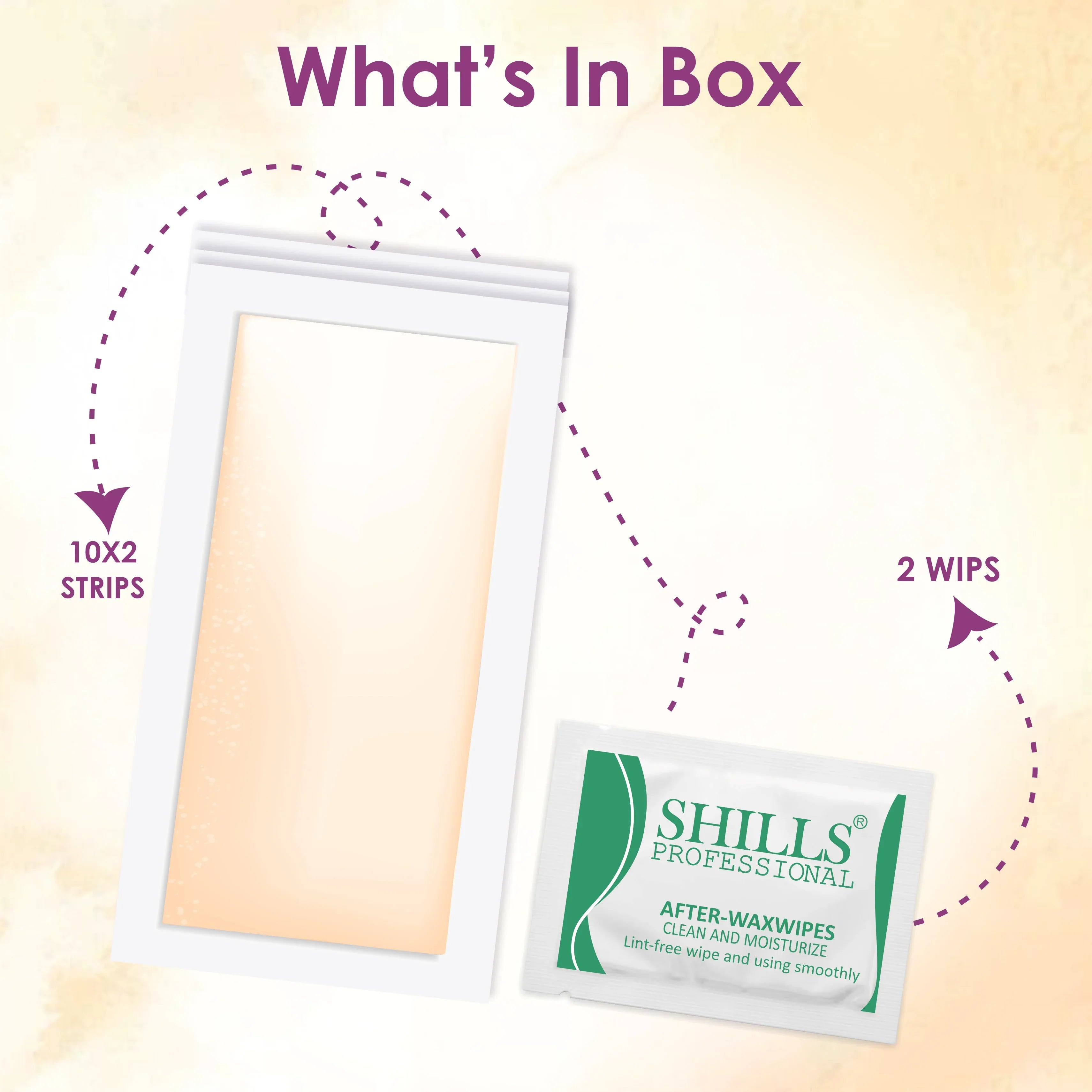 Body Wax Strips - Shills Professional