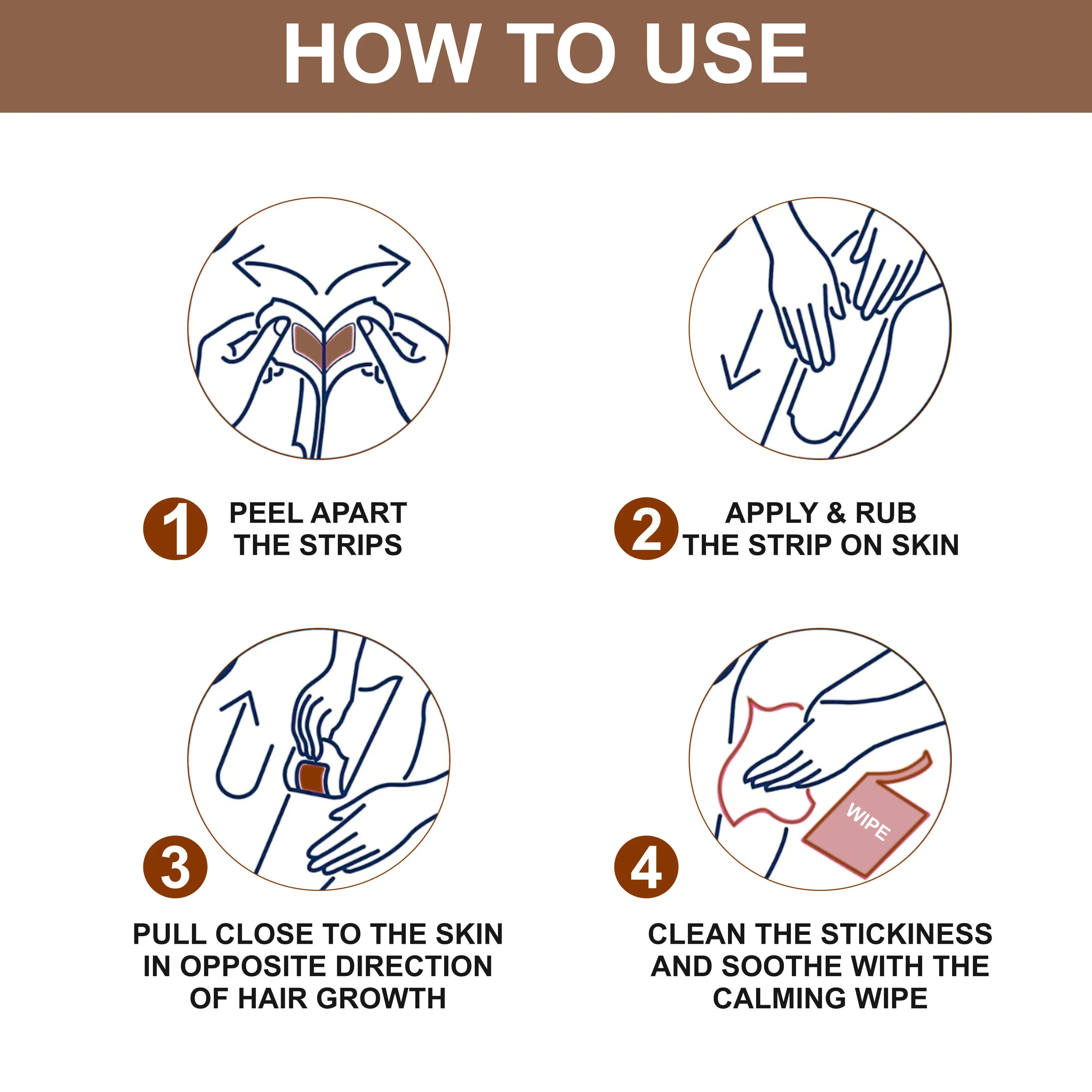 Body Wax Strips - Shills Professional