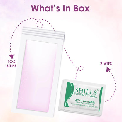 Body Wax Strips - Shills Professional