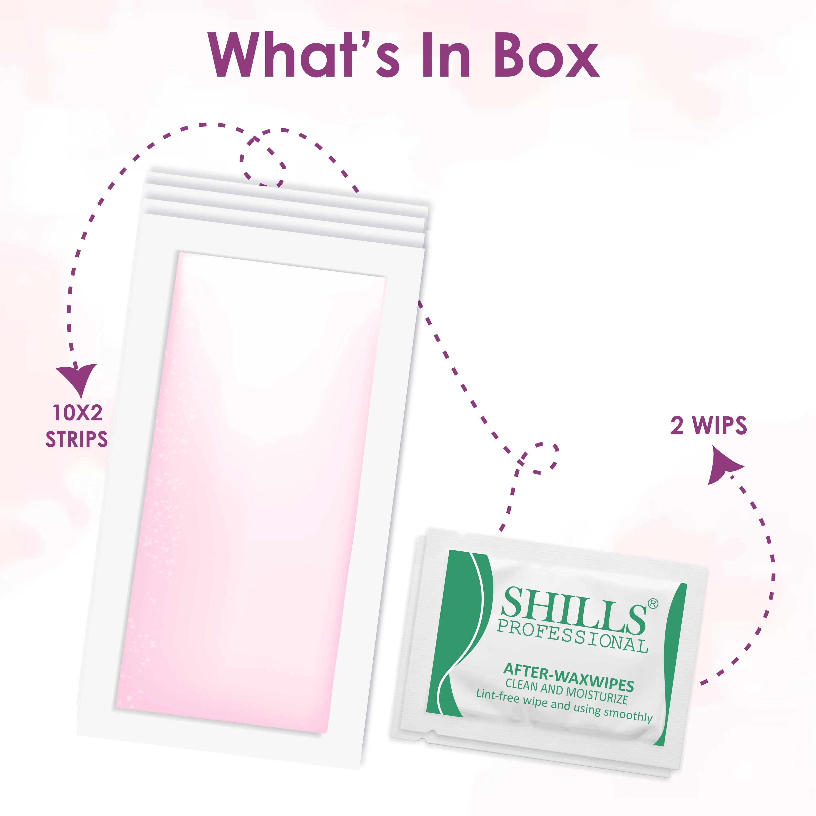 Body Wax Strips - Shills Professional