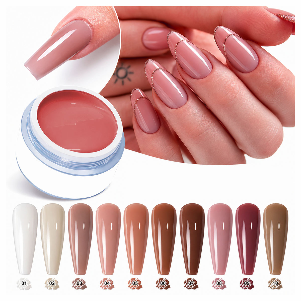 Builder Color Gel 30g Coffee-SPN-1212 BRN