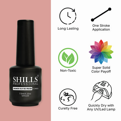 French Jelly Gel Polish - Shills Professional