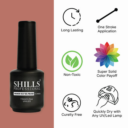 French Jelly Gel Polish - Shills Professional