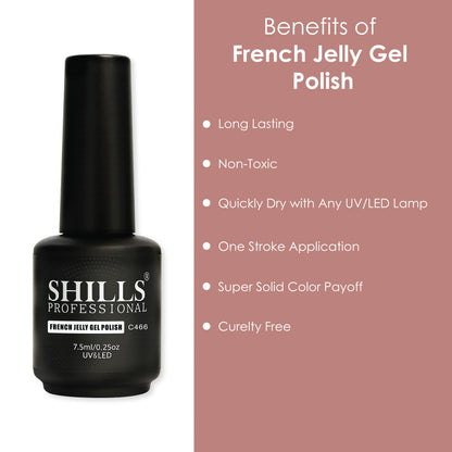 French Jelly Gel Polish - Shills Professional