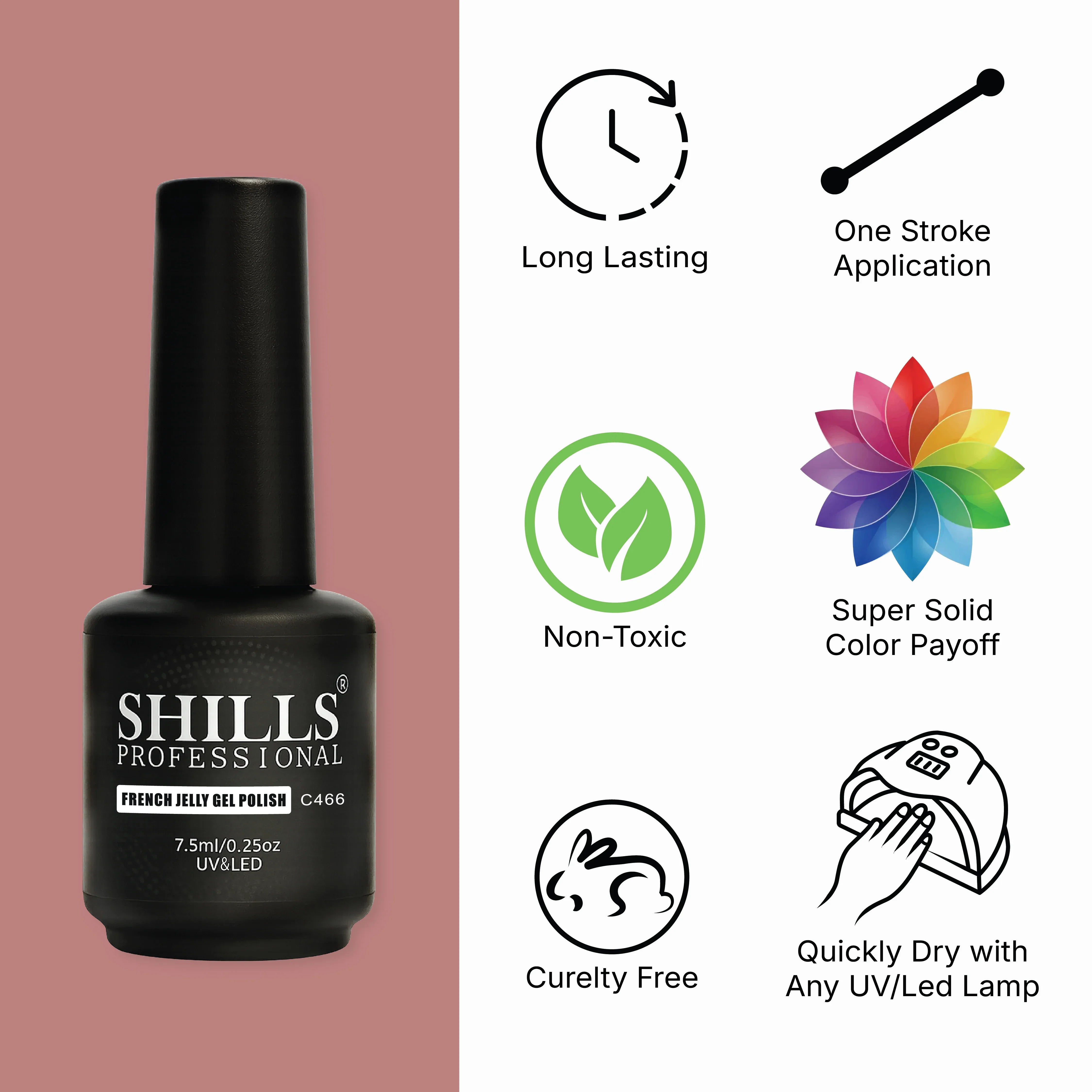 French Jelly Gel Polish - Shills Professional