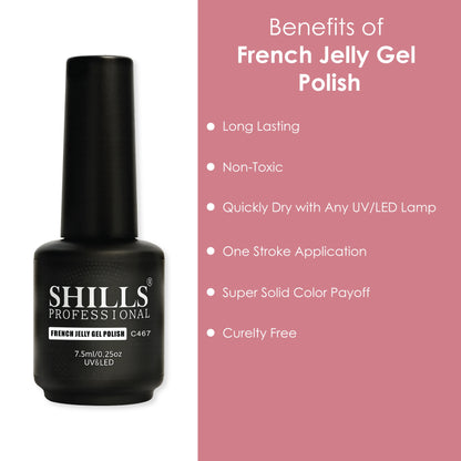 French Jelly Gel Polish - Shills Professional