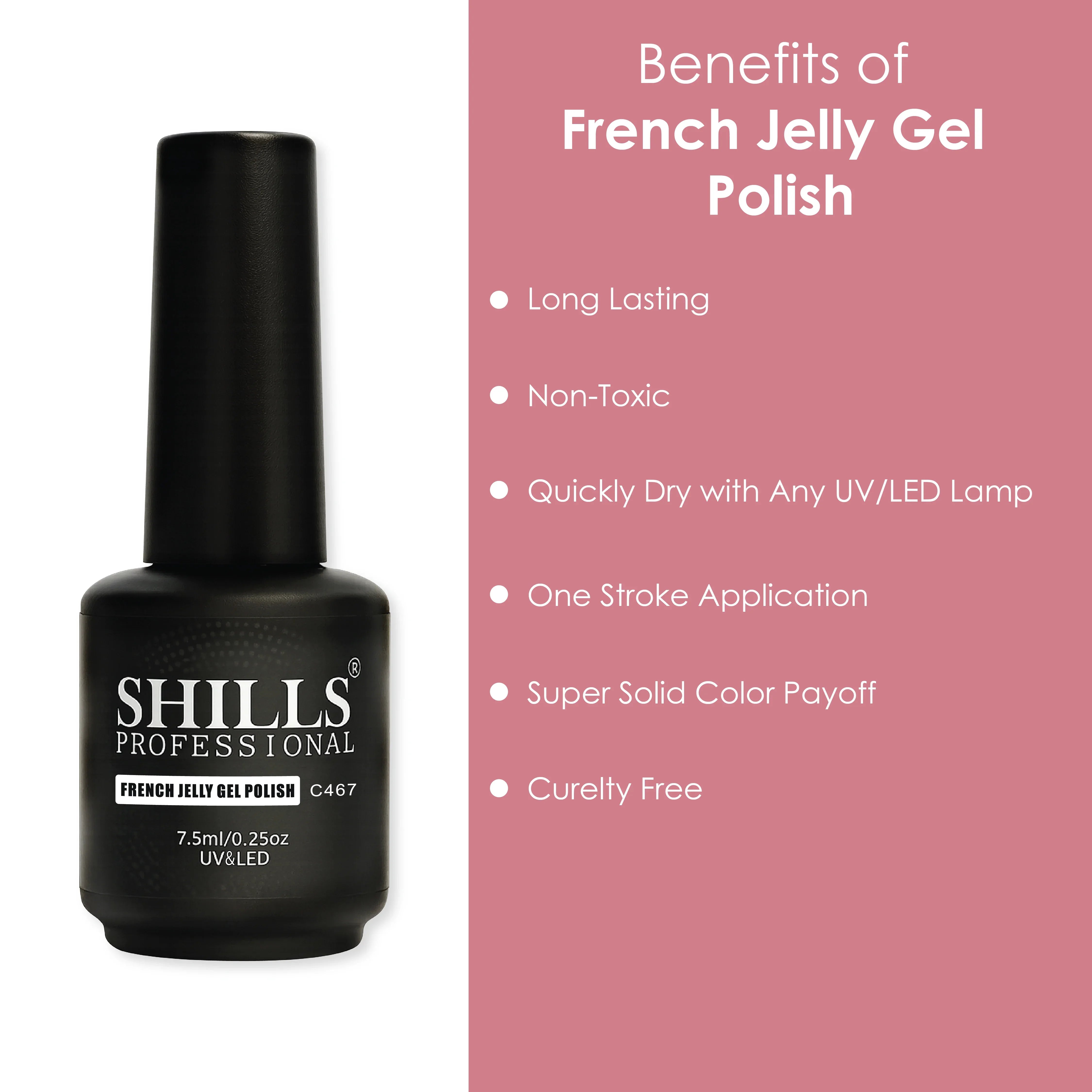 French Jelly Gel Polish - Shills Professional