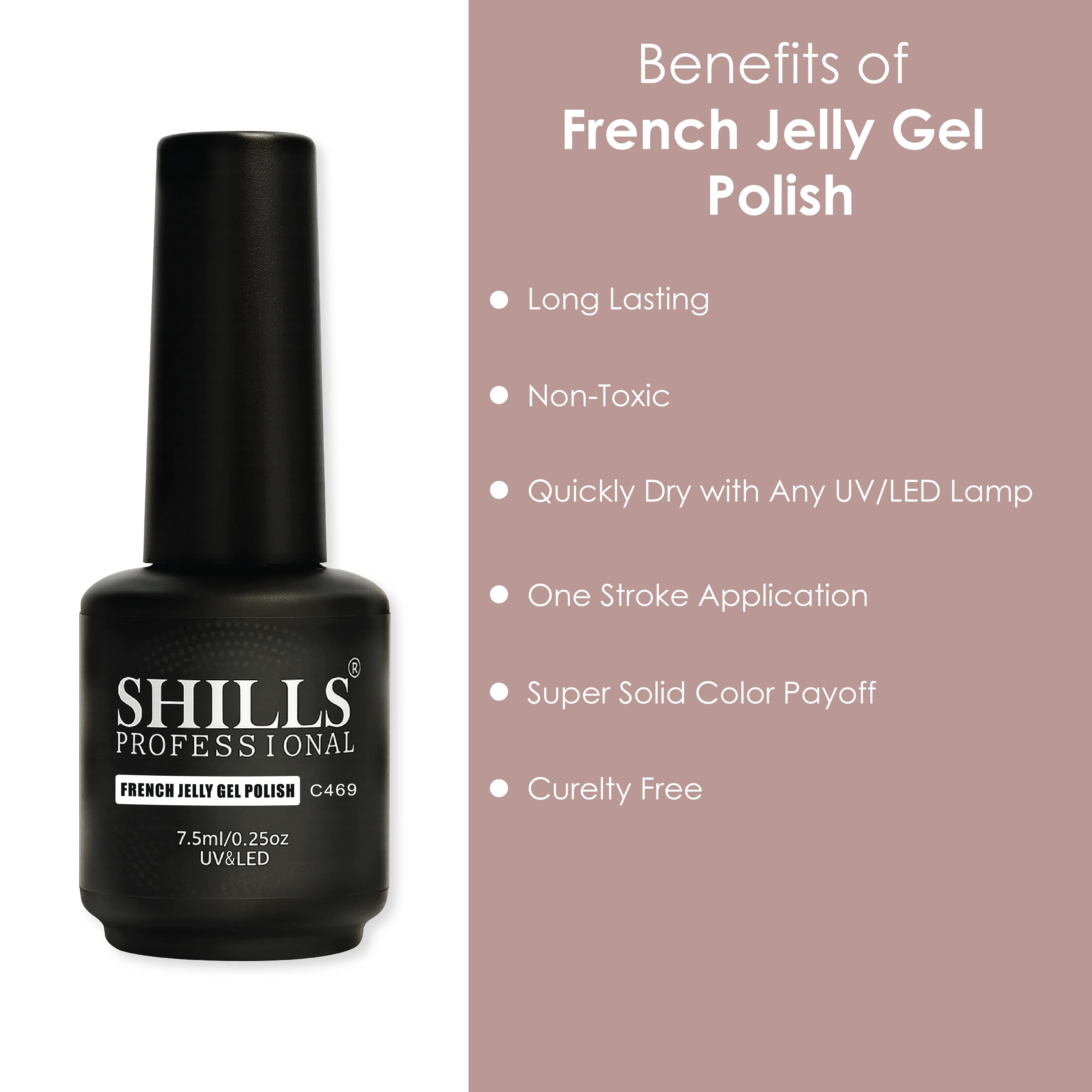 French Jelly Gel Polish - Shills Professional