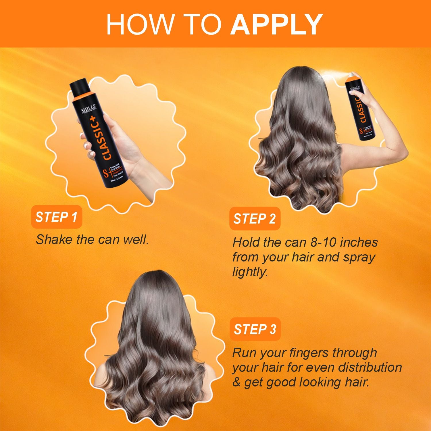 Classic+ Super Hold Hair Spray 200ml