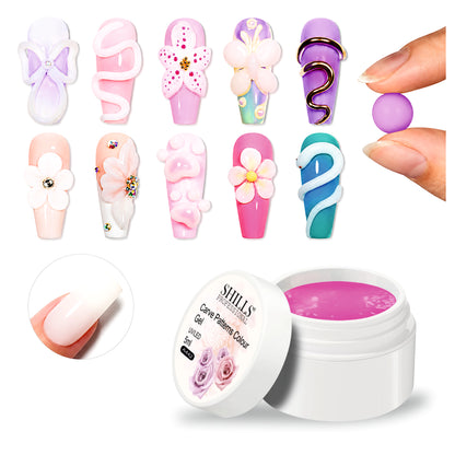 COLOUR GEL CARVE GEL A442 RED