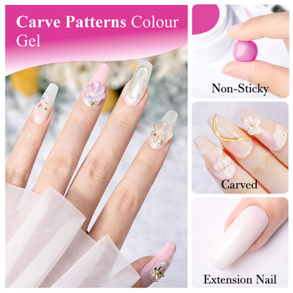COLOUR GEL CARVE GEL A442 RED
