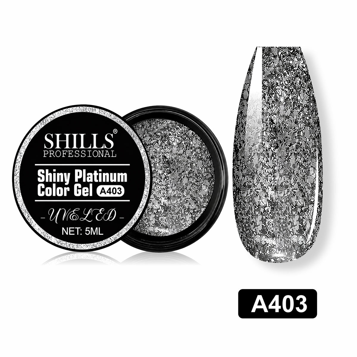COLOUR GEL SHINY PLATINUM A403 GRN