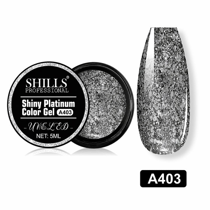 COLOUR GEL SHINY PLATINUM A403 GRN