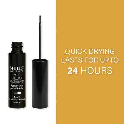 Eyelash Glue With Brush - Shills Professional