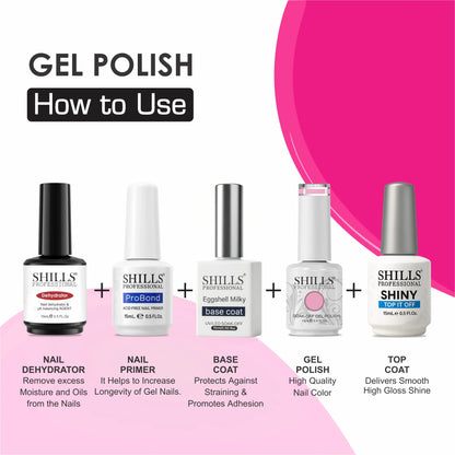 Eggshell Milky Base Coat - Shills Professional