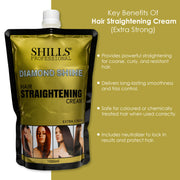 Diamond Shine Hair Straightening Cream 1000ml ( Extra Strong )